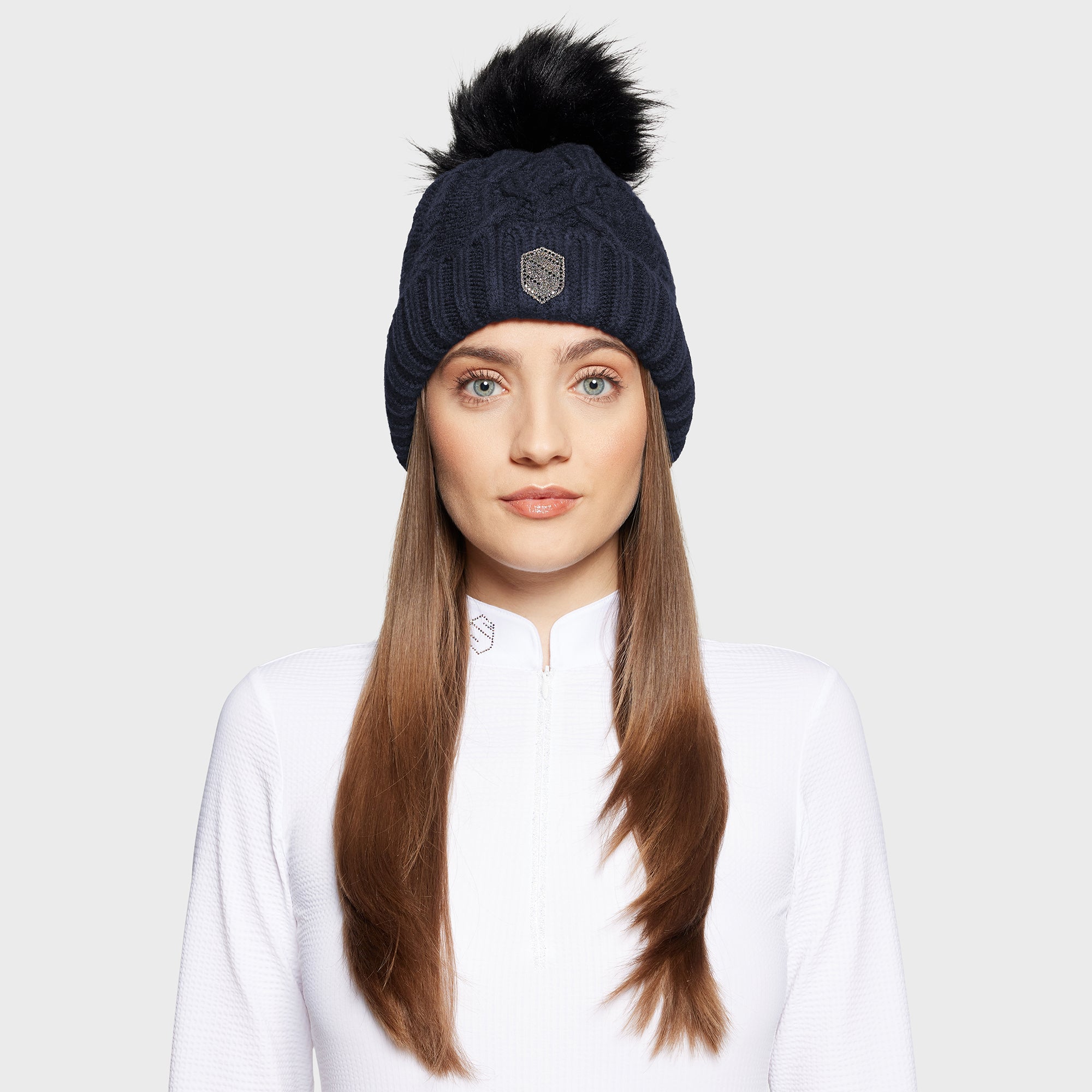 Samshield® Nora Crystal Beanie With Pompon FW25