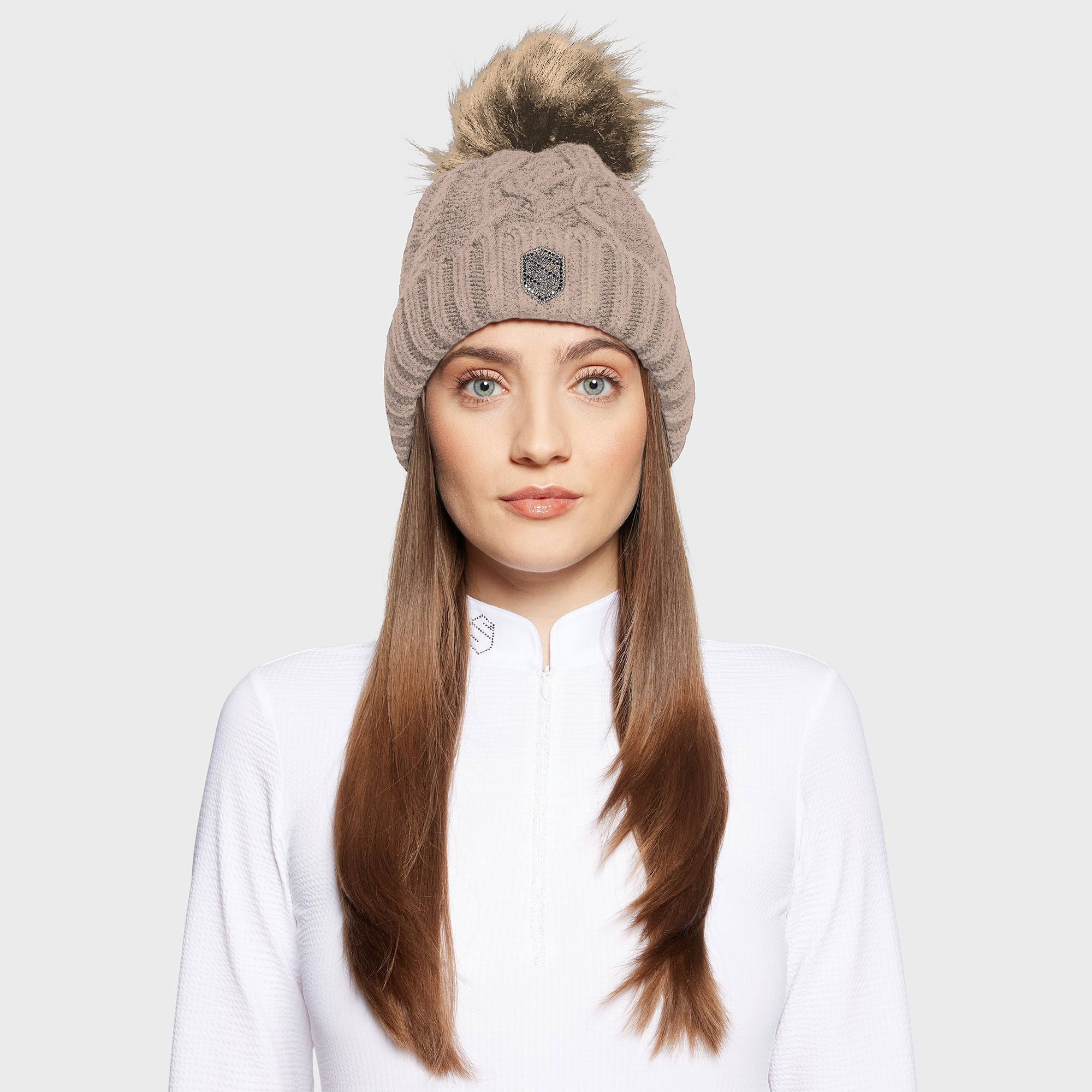Samshield® Nora Crystal Beanie With Pompon FW25