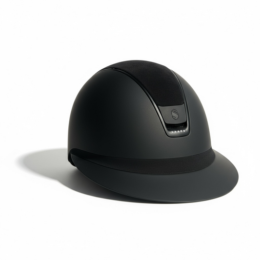 Samshield 2.0 Miss Shield Shadowmatt Helmet Alcantara Top with 5 Crystals