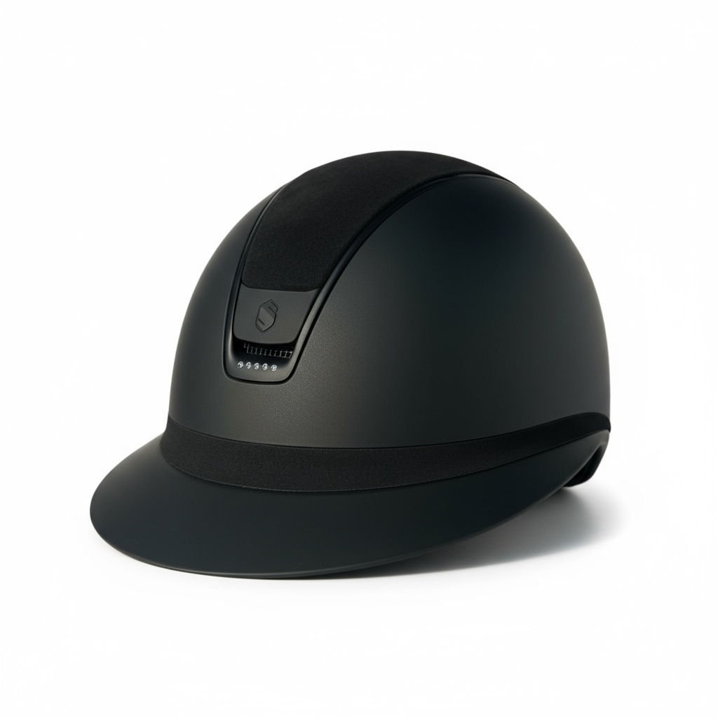 Samshield 2.0 Miss Shield Shadowmatt Helmet Alcantara Top with 5 Crystals