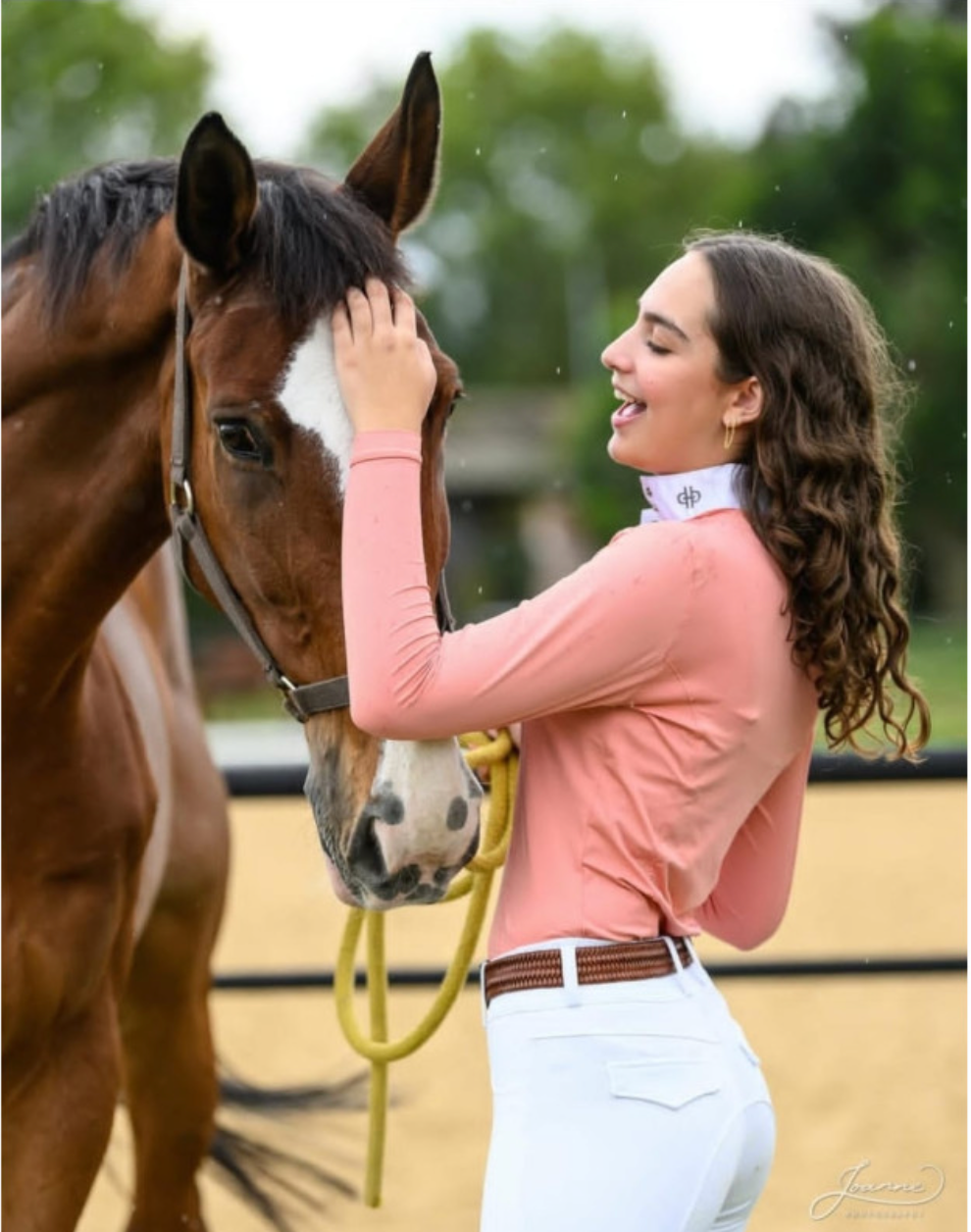 The Bit Equestrian - Long Sleeve Ladies Show Shirt