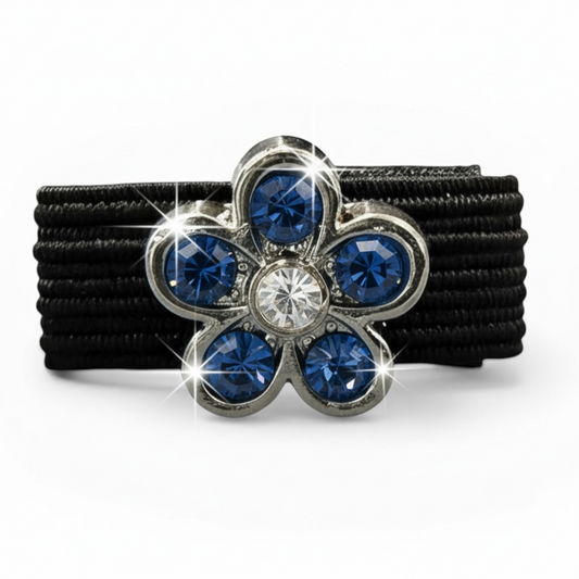 Spakly Blue Flower - Dubois Cheval Crop Charm