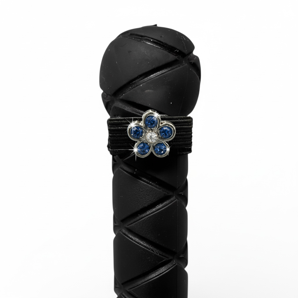 Spakly Blue Flower - Dubois Cheval Crop Charm