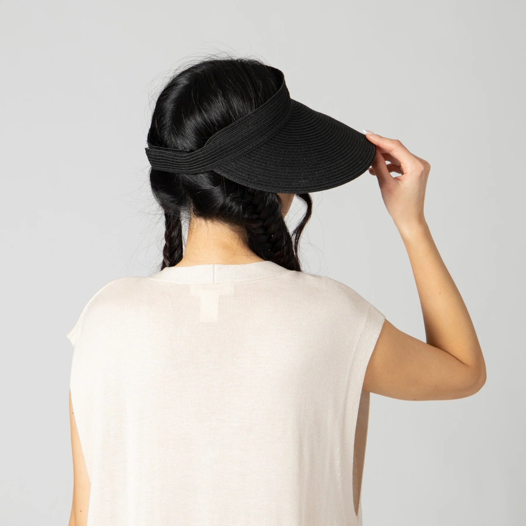 San Diego Hat Company Women's Ultrabraid Large BrimVisor