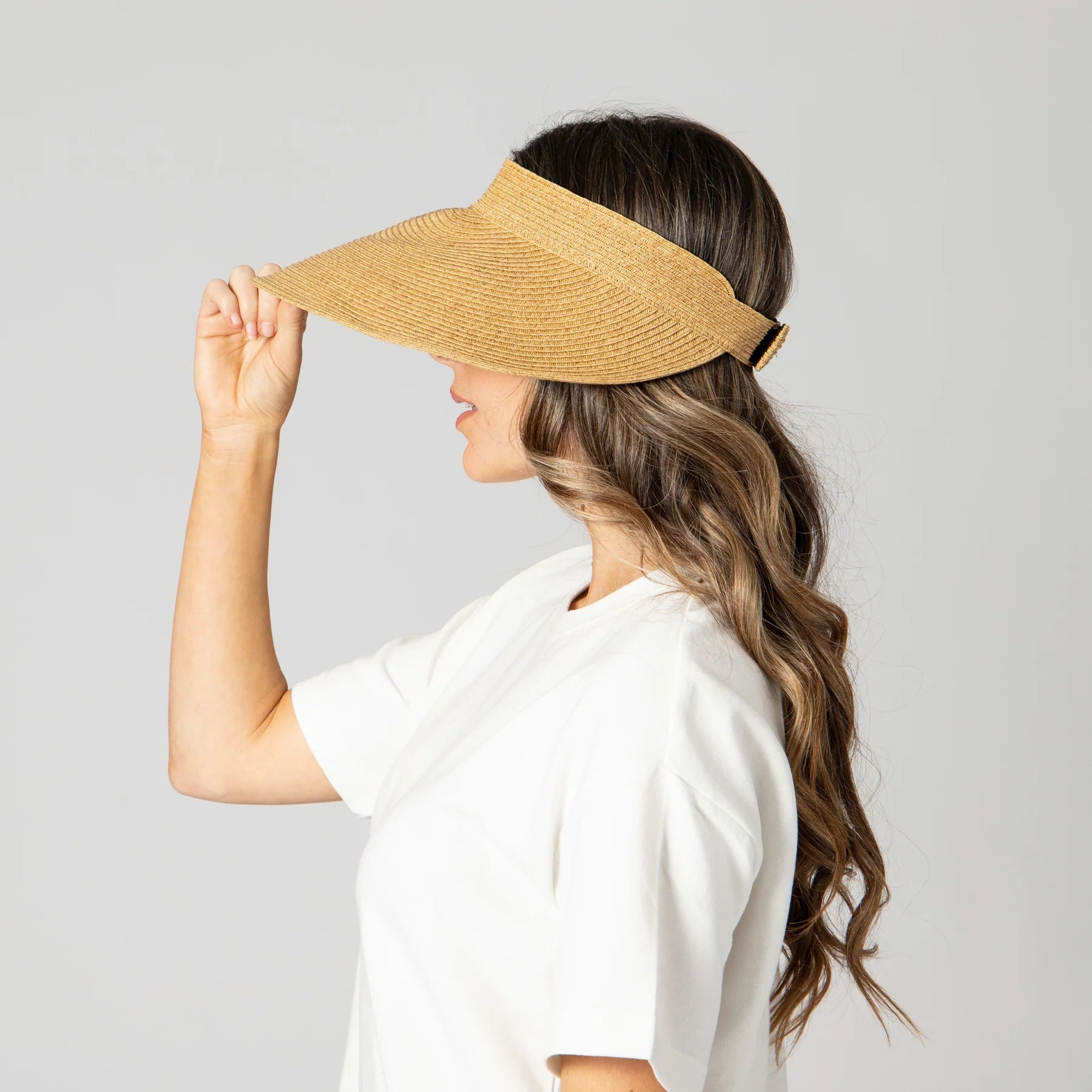 San Diego Hat Company Women's Ultrabraid Large BrimVisor