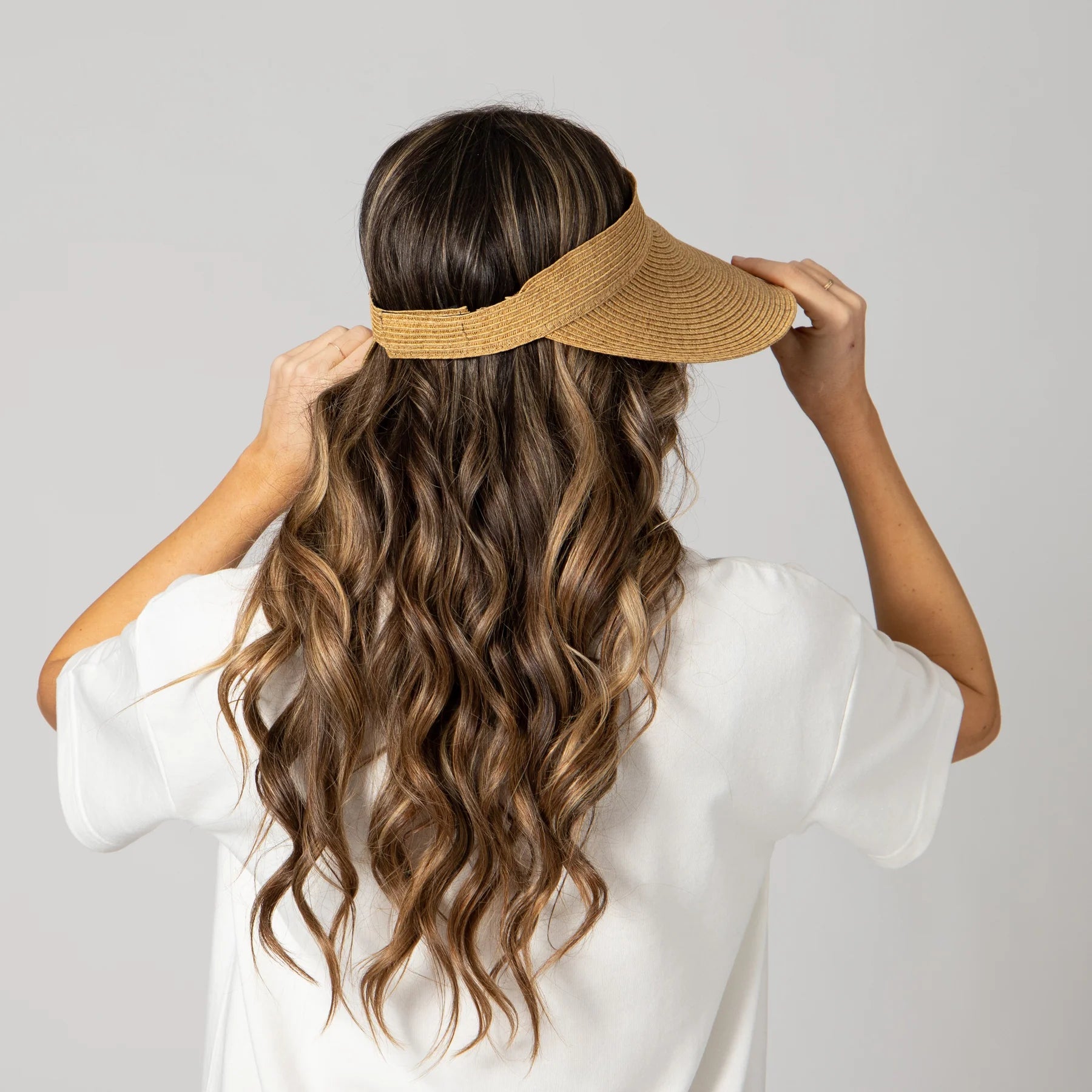 San Diego Hat Company Women's Ultrabraid Large BrimVisor