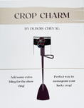 Load image into Gallery viewer, Dubois Cheval Crop Charm - Rhinestone Flower

