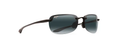 Load image into Gallery viewer, Maui Jim SANDY BEACH Gloss Black-Neutral Grey Lens Polarized Rimless Sunglasses
