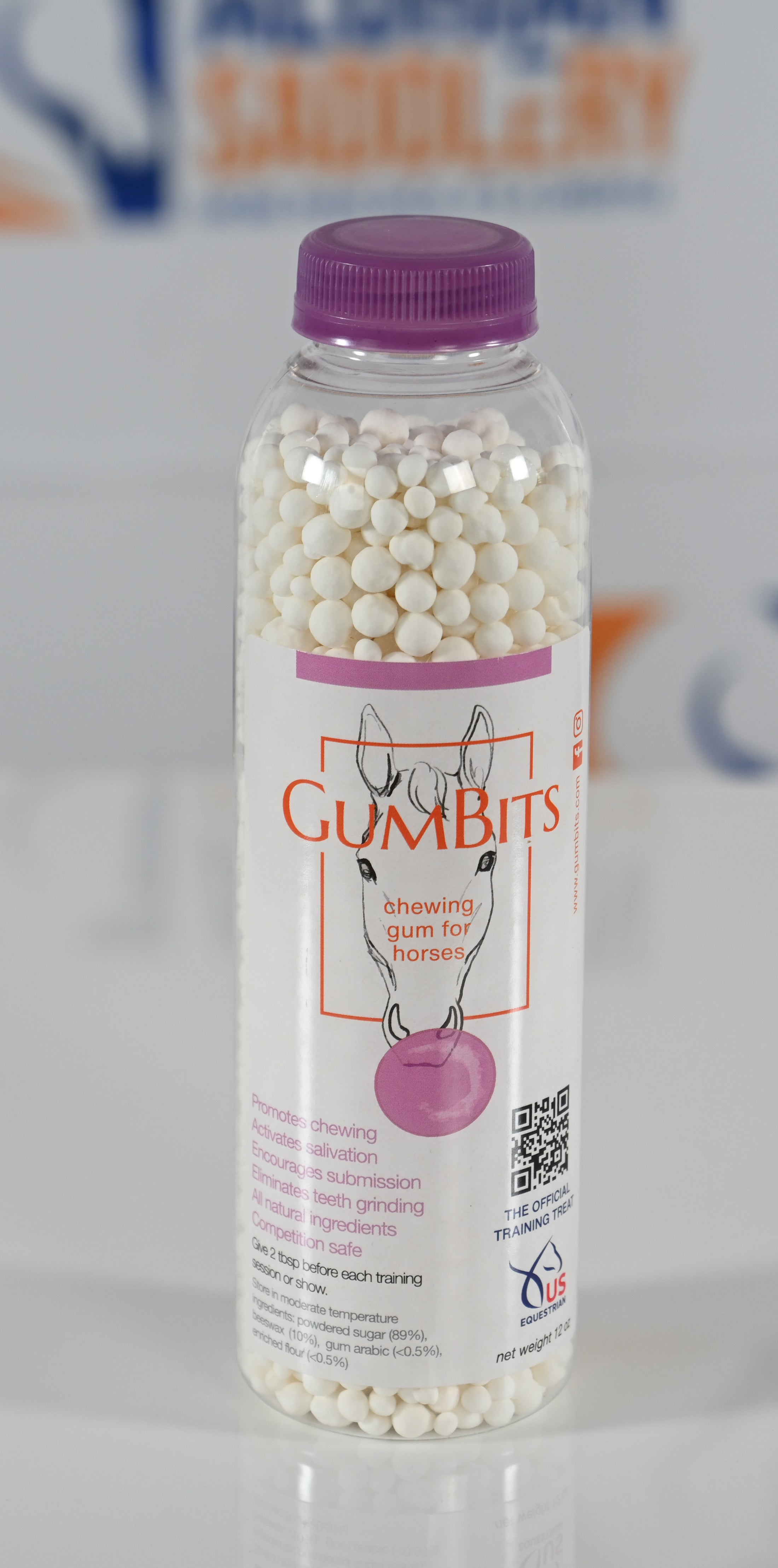 GumBits 12oz – Chewing Gum for Horses & Ponies
