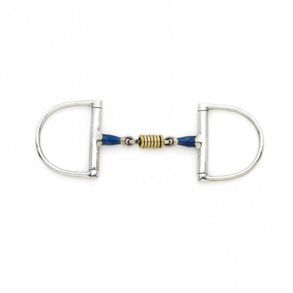 Centaur Blue Steel King Dee Double Jointed Mouth w/ Loose Brass Roller Disks
