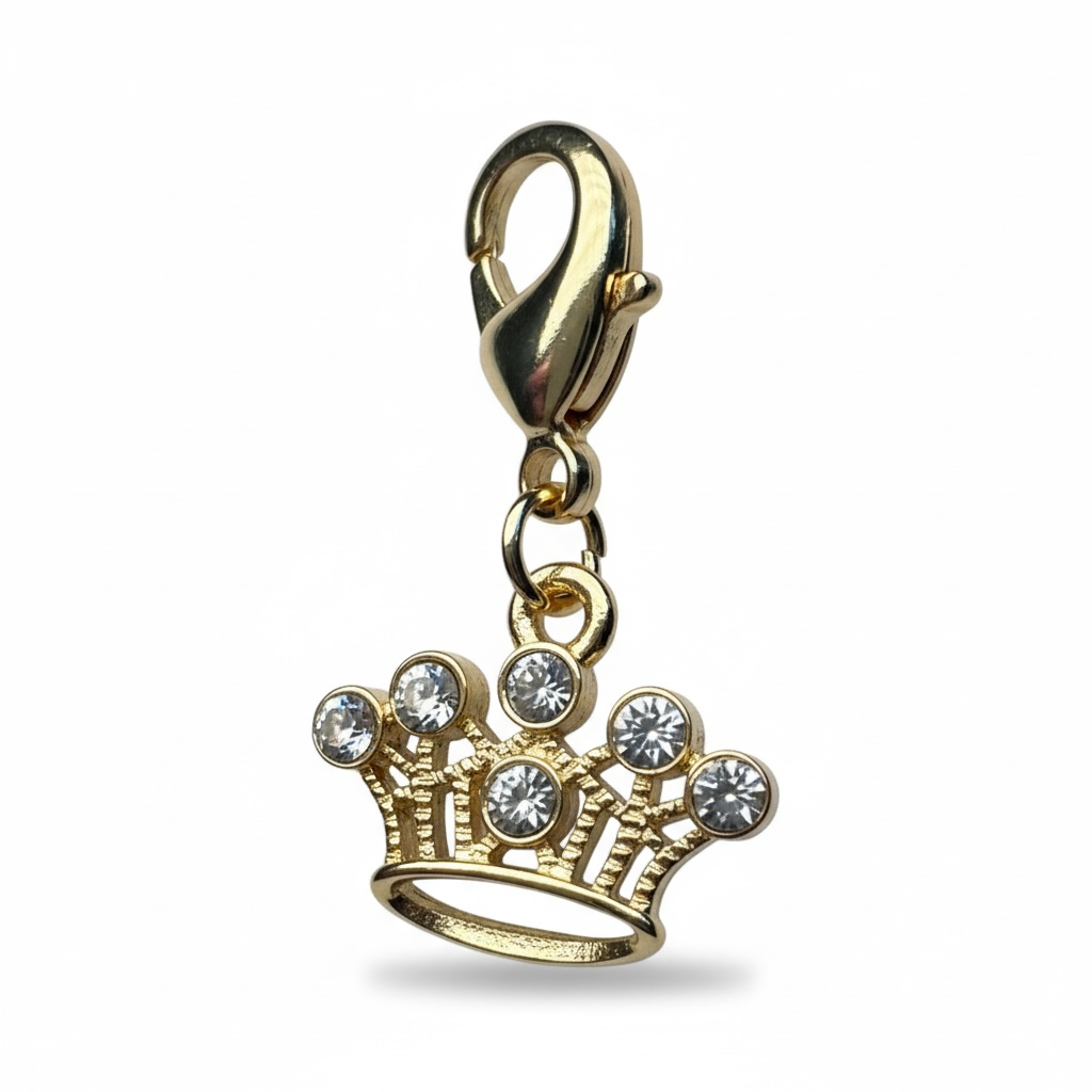 Dubois Cheval Braid Charm - Sparkly Crown