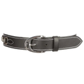 Load image into Gallery viewer, Huntley Equestrian Children's Snaffle Bit Black Leather Belt
