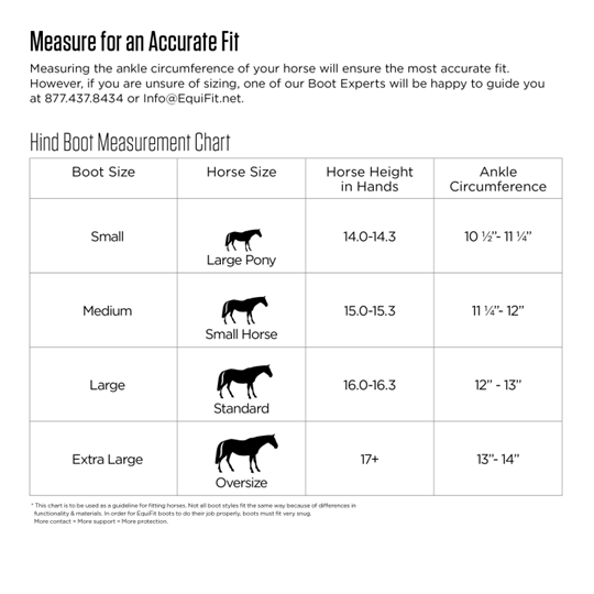 EquiFit® Young Horse Hind Boot Extended ImpacTeq® Liner