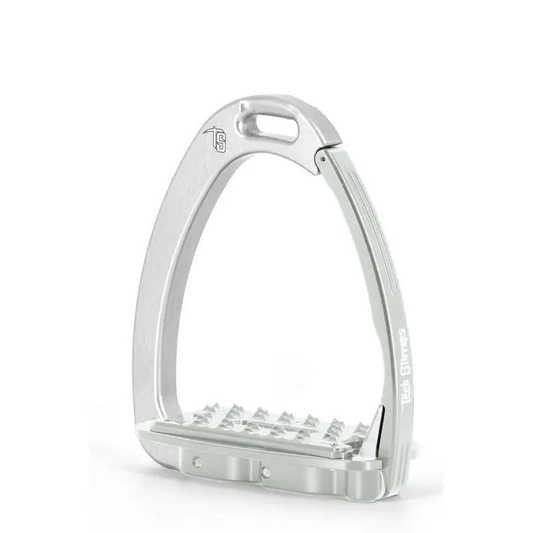 Tech Stirrups Venice Sloped EVO Silver with Clear Swarovski Crystals