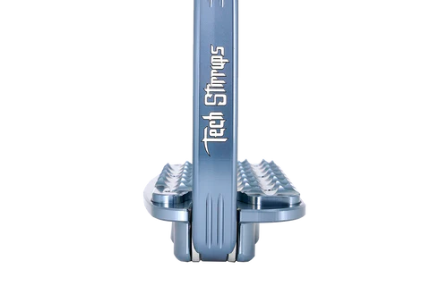 Tech Stirrups Venice Sloped EVO Black with Silver Night Swarovski Crystals