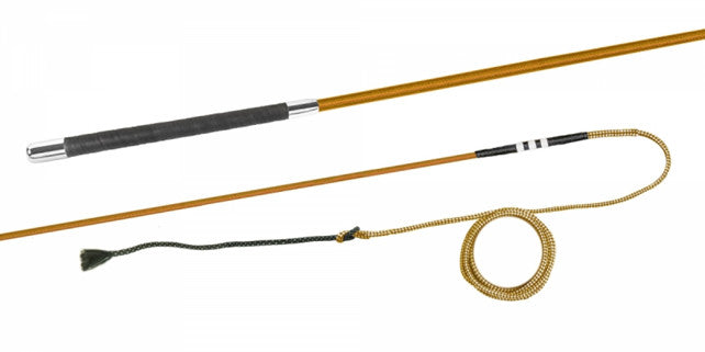 Fleck Lunge Whip Solid Fiberglass Woven Nylon Wrapped Grip