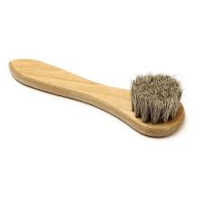 Horsehair Wood Atom Dauber / Brush Boot Polish Applicator