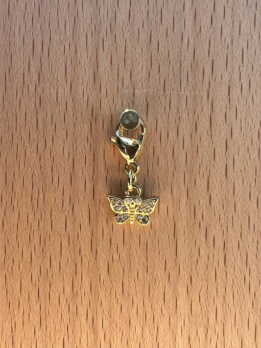Dubois Cheval Braid Charm - Sparkly Butterfly