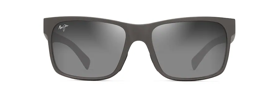 Maui Jim HO'OPILI Grey Matte Black Sunglasses
