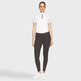 Load image into Gallery viewer, Samshield® Women's Capucine Crystal Ferna High Waisted Knee Grip Show Breeches SS26
