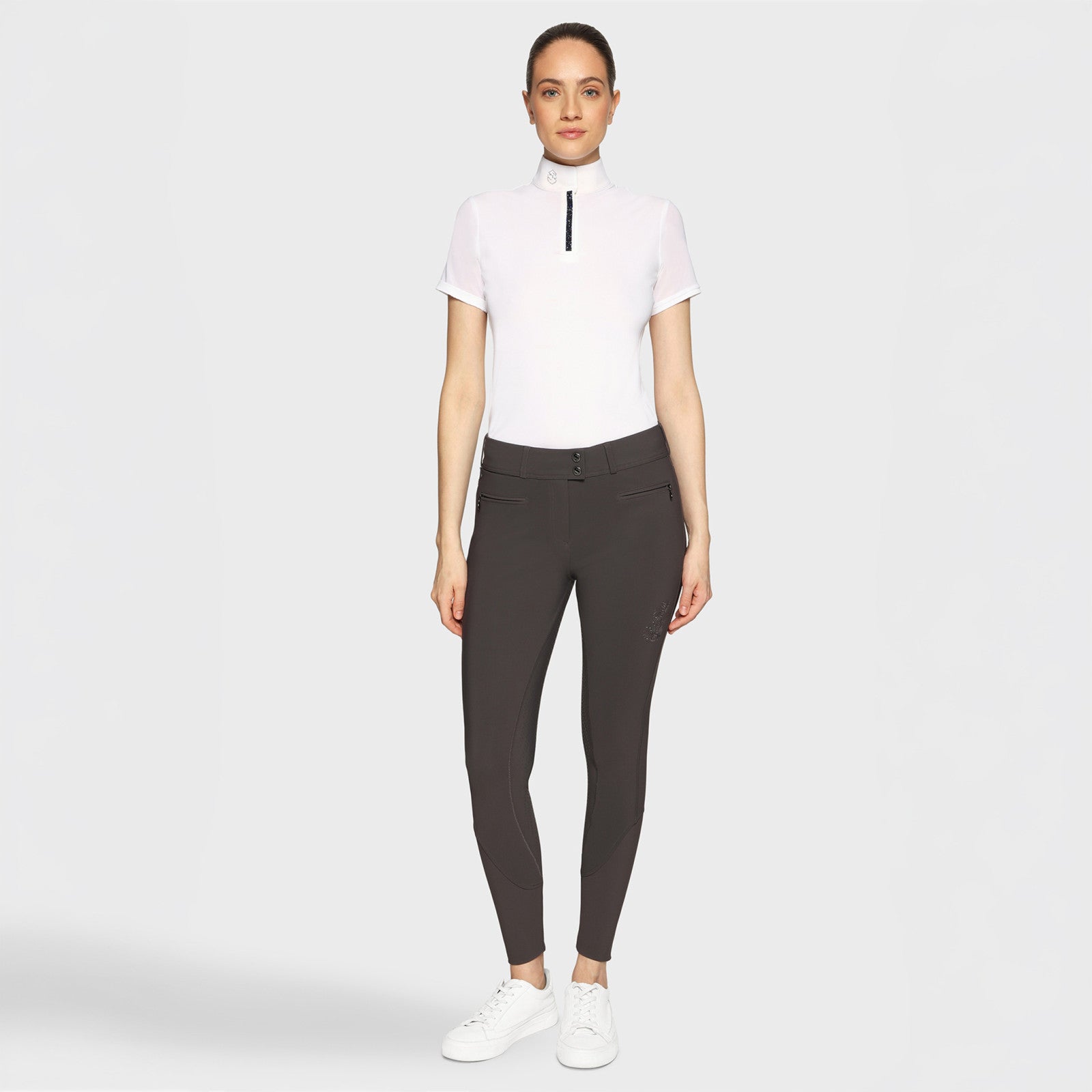 Samshield® Women's Capucine Crystal Ferna High Waisted Knee Grip Show Breeches SS26