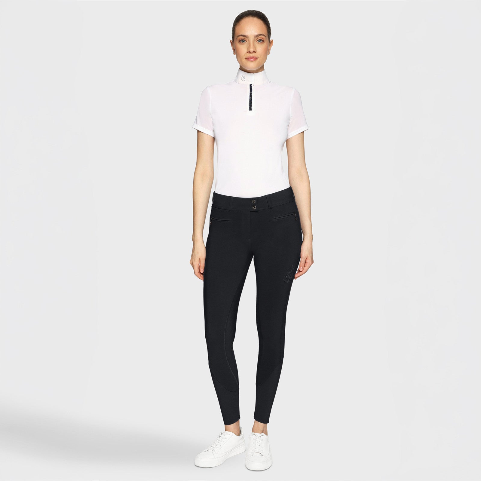 Samshield® Women's Capucine Crystal Ferna High Waisted Knee Grip Show Breeches SS26