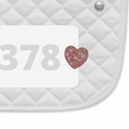 Load image into Gallery viewer, Disco Heart Number Pin Charms by Dubois Cheval
