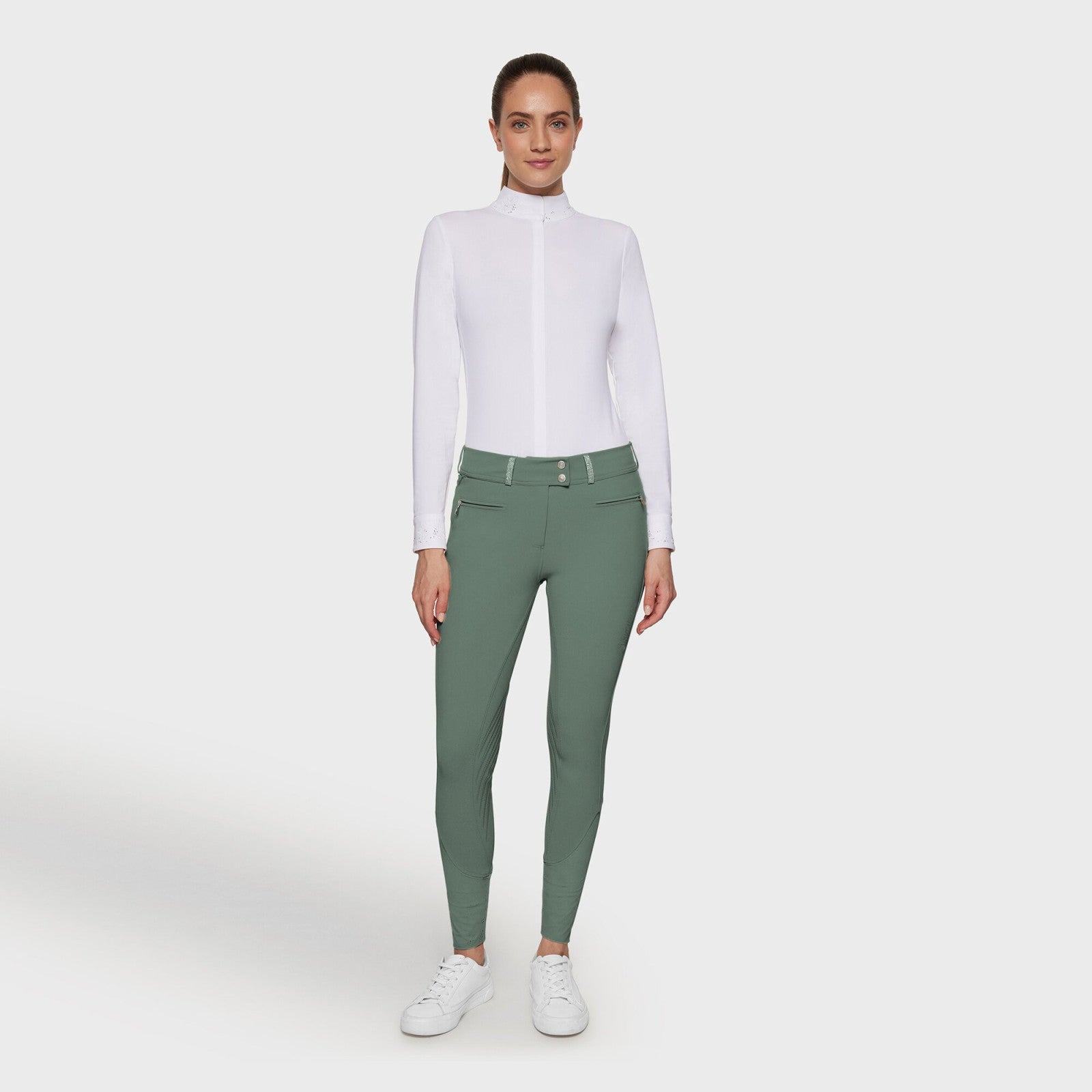 Samshield® Women's Chloe Crystal Knee Grip Breeches SS25