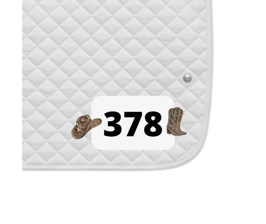 Dubois Cheval Number Pin Charms - Cowgirl