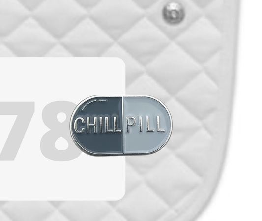 Dubois Cheval Chill Pill Number Pin Charm