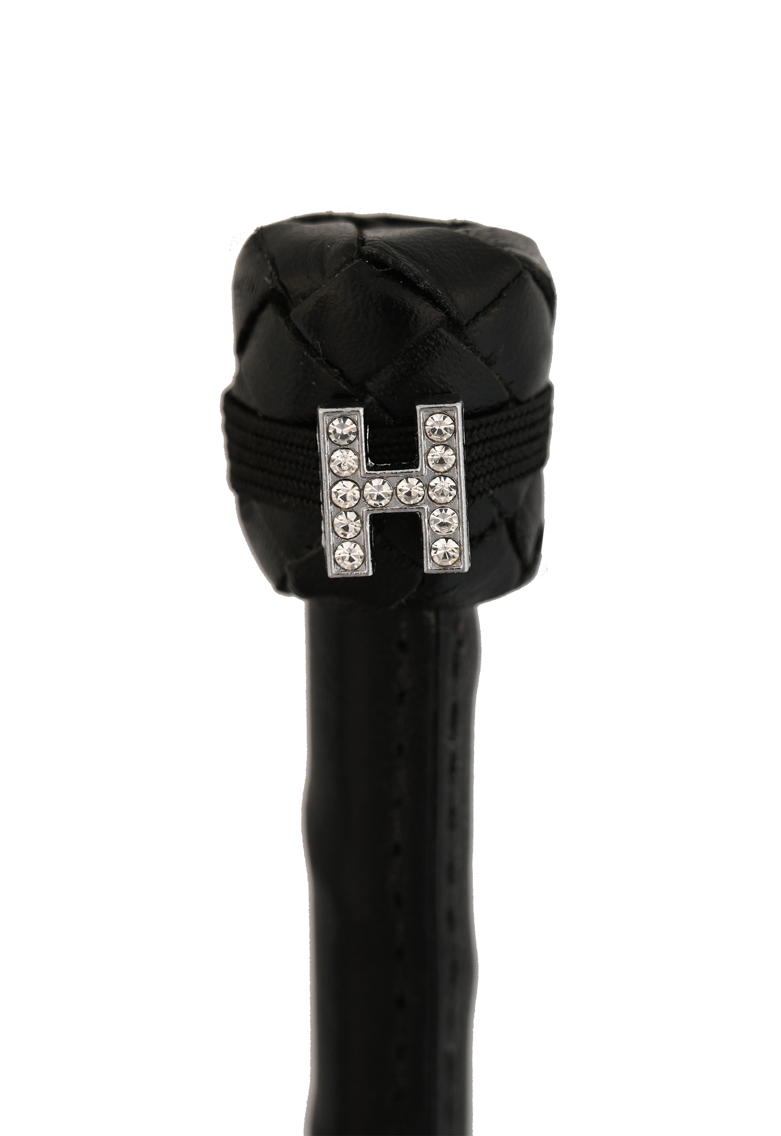 Dubois Cheval Crop Charm - Pave Crystal Silver Letter