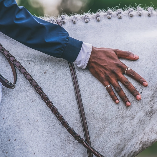 Dyon 5/8" Laced Reins