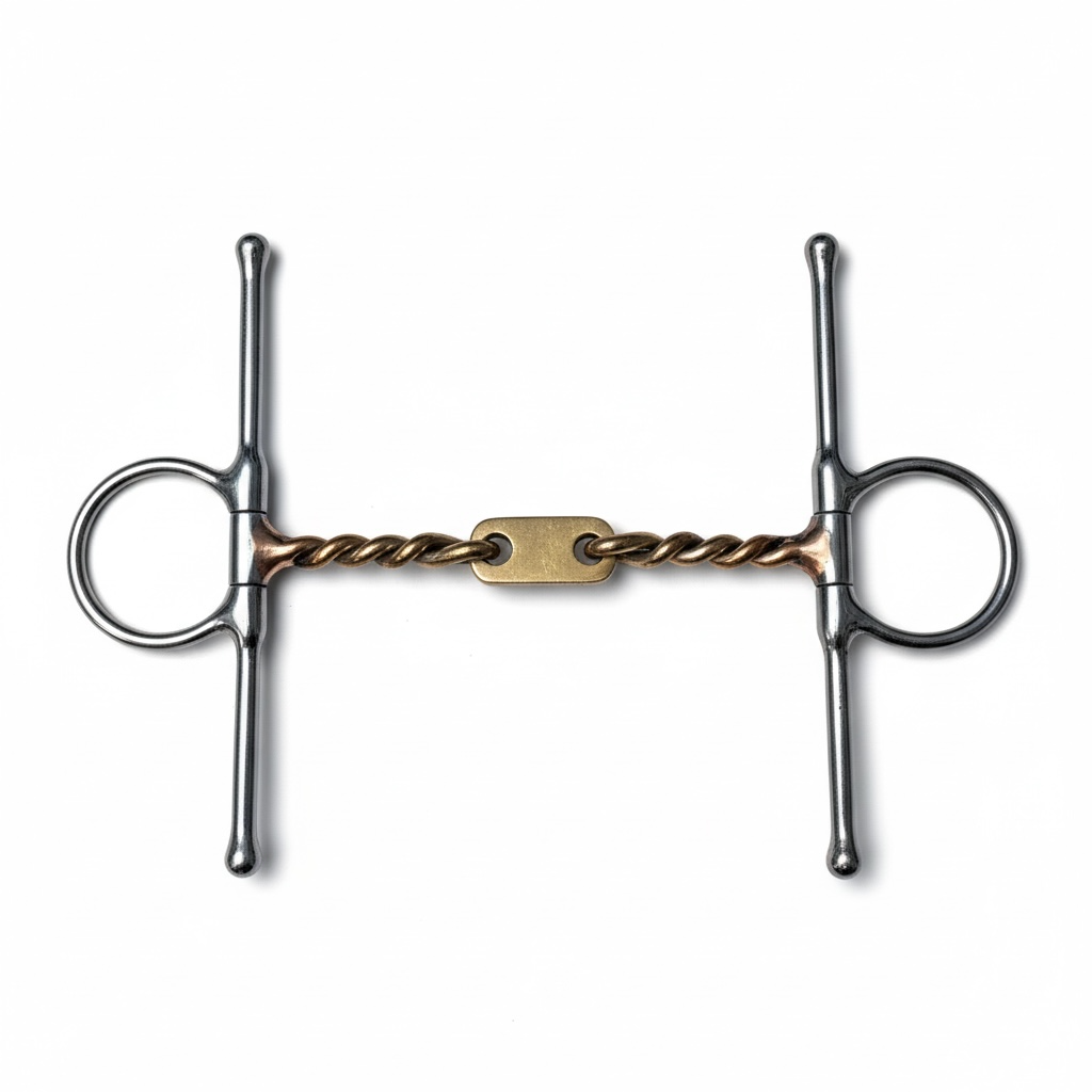 Dr Bristol Twisted Double Jointed Full Cheek Bit - Alorian Custom BIt