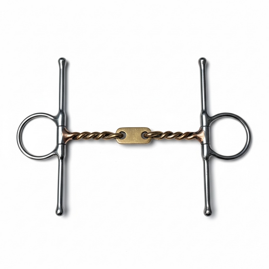 Dr Bristol Twisted Double Jointed Full Cheek Bit - Alorian Custom BIt