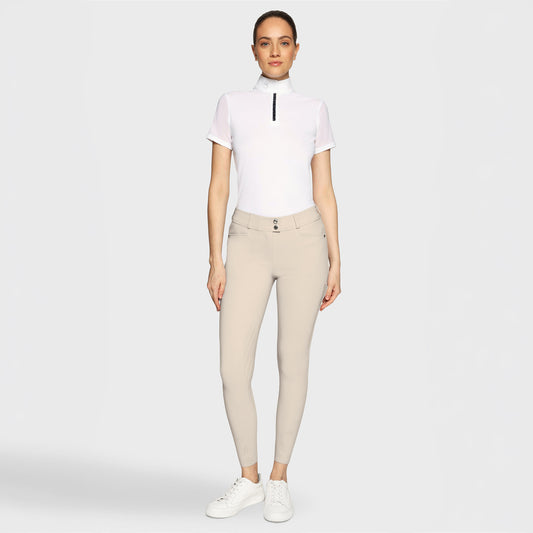 Samshield® Women's Delice Crystal Ferna High Waisted Knee Grip Show Breeches SS26