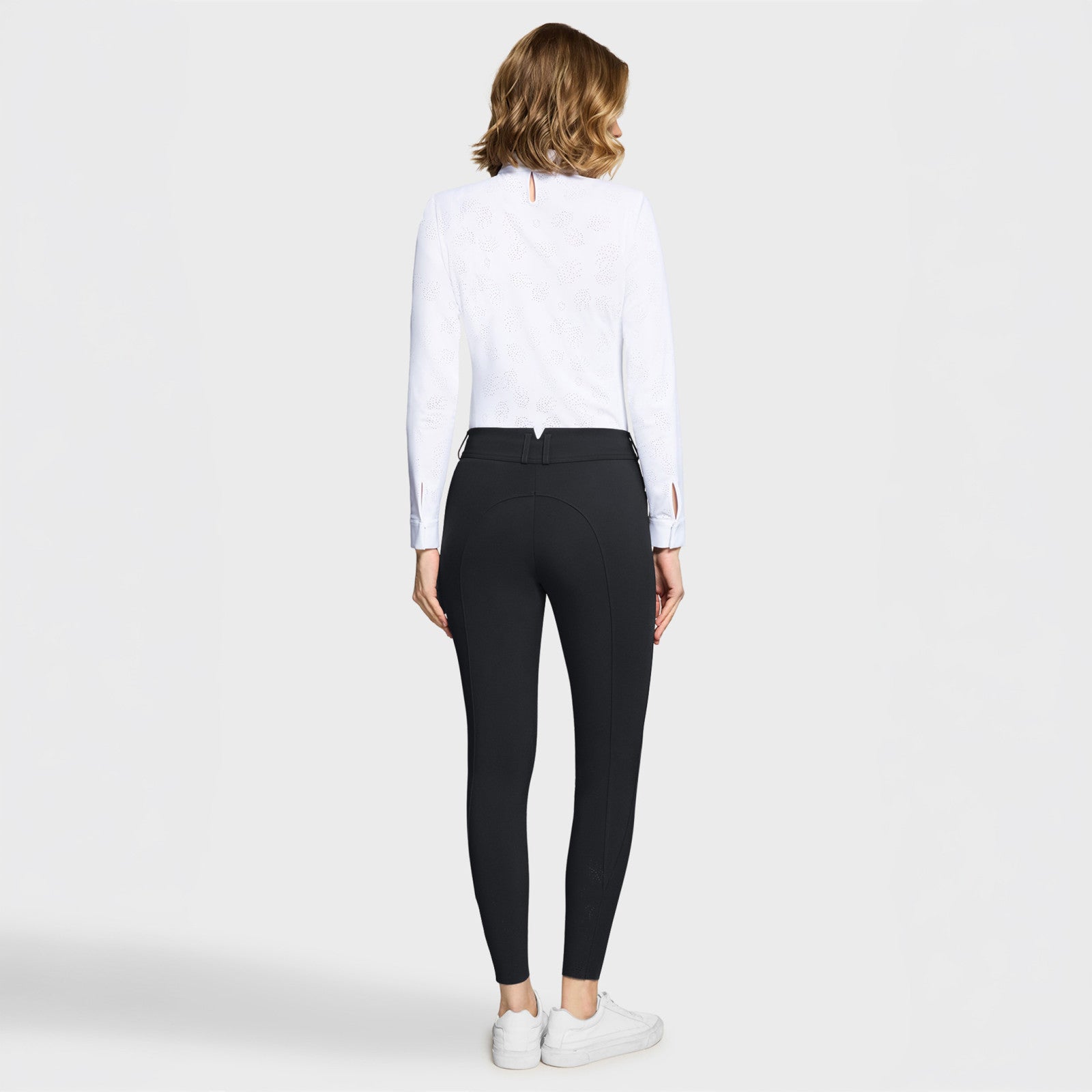 Samshield® Women's Delice Crystal Ferna High Waisted Knee Grip Show Breeches SS26