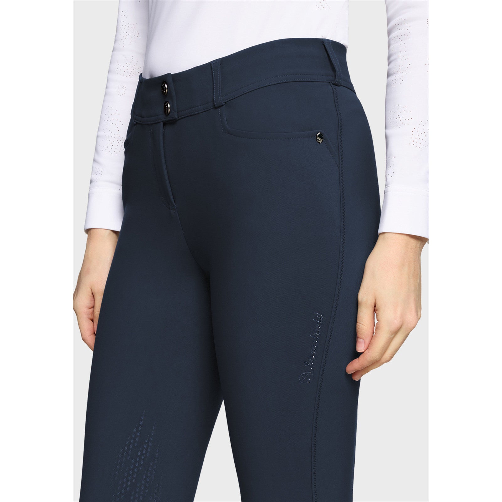 Samshield® Women's Delice Crystal Ferna High Waisted Knee Grip Show Breeches SS26