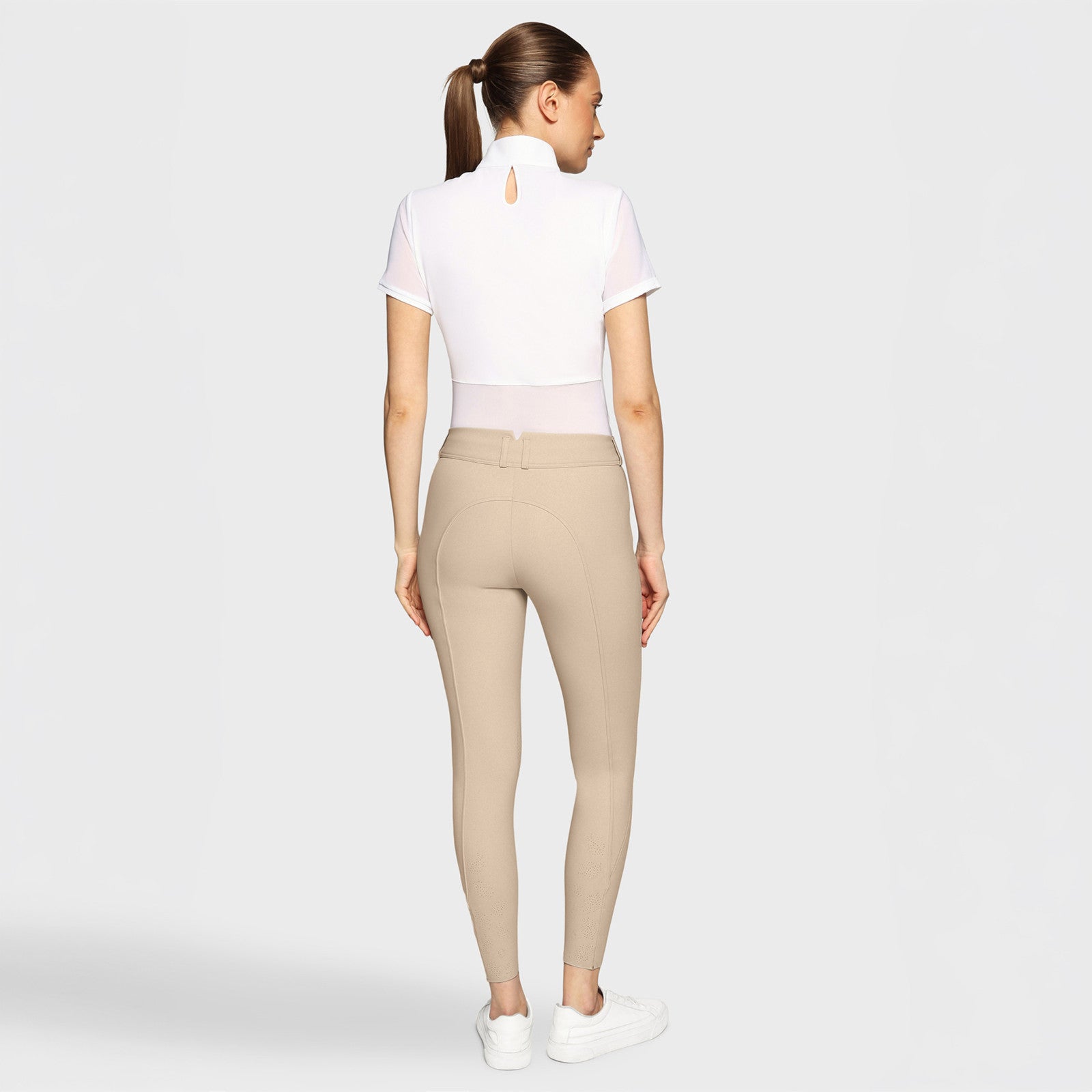 Samshield® Women's Delice Crystal Ferna High Waisted Knee Grip Show Breeches SS26