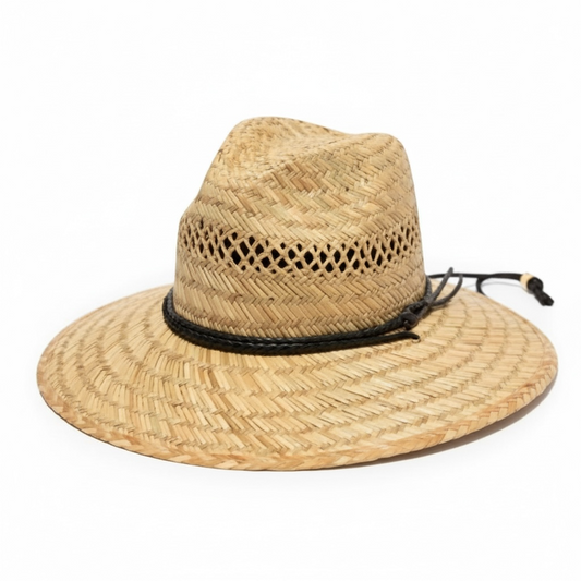 San Diego Hat Straw Hat Braided Leather Cord - BREAK