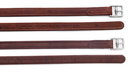 Pessoa® Legacy Biothane® Dark Brown 7/8" Lined Stirrup Leathers 54''