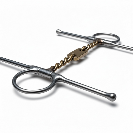 Dr Bristol Twisted Double Jointed Full Cheek Bit - Alorian Custom BIt