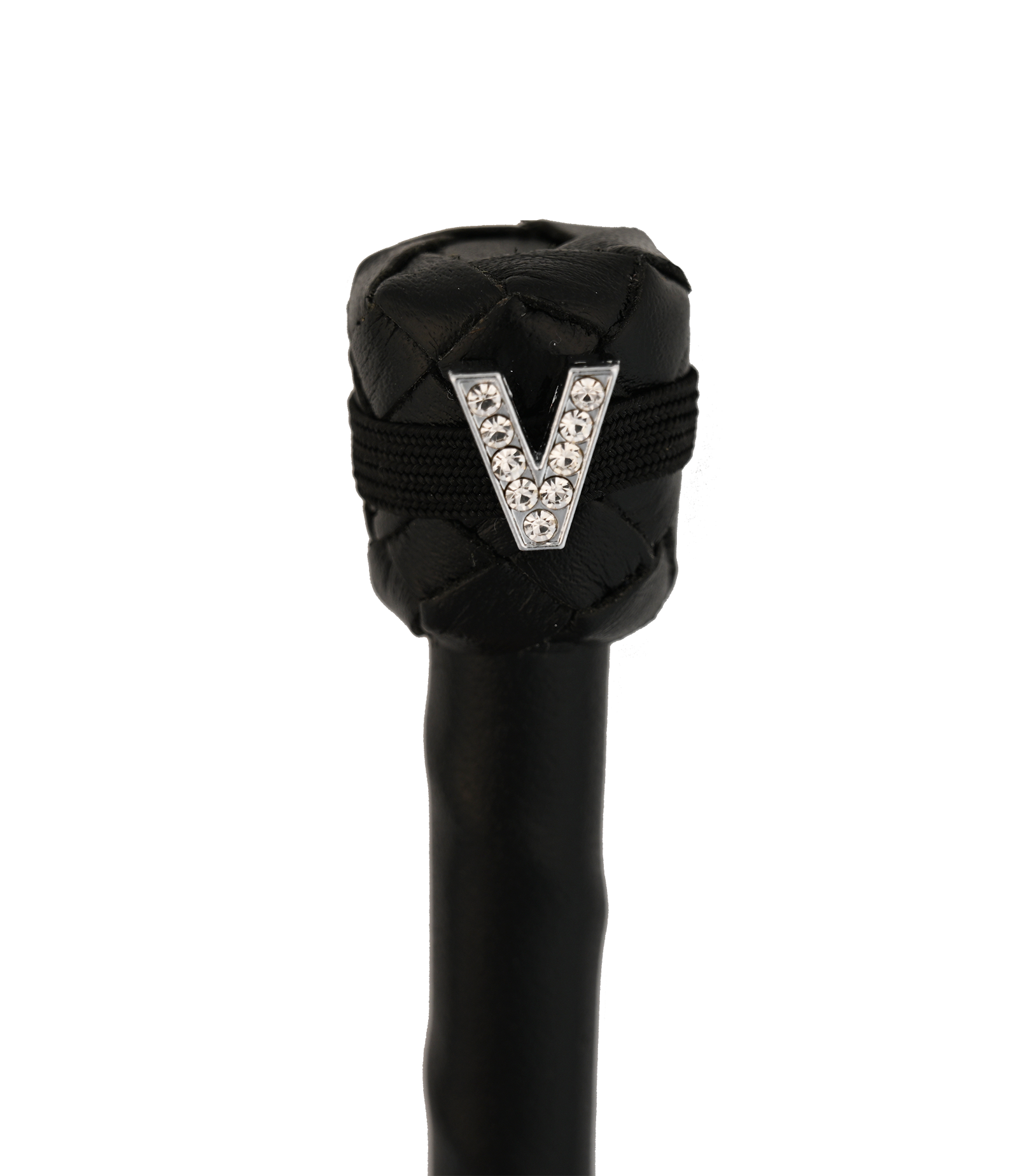 Dubois Cheval Crop Charm - Pave Crystal Silver Letter