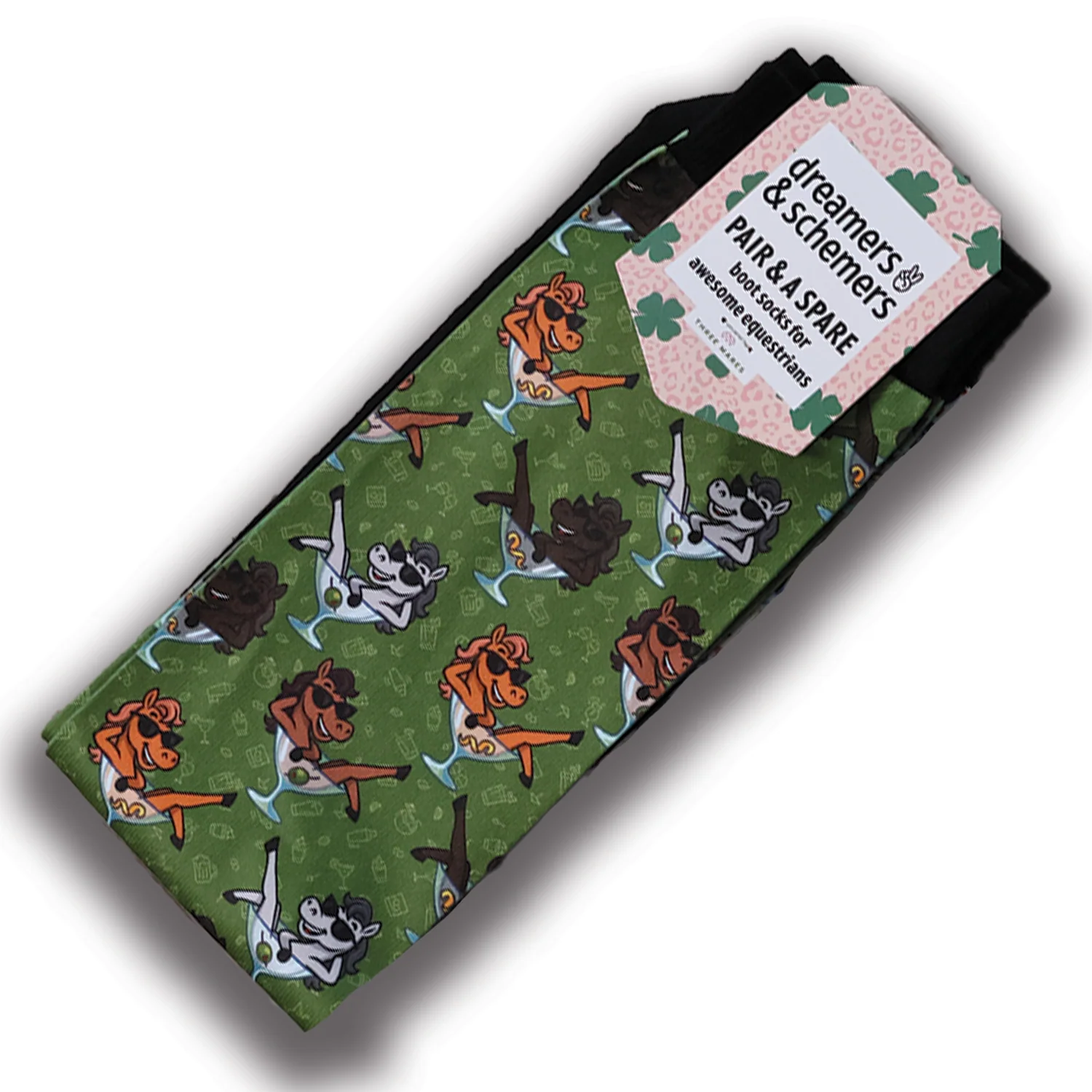 Shaken Not Stirred - Dreamers & Schemers Pair & A Spare Socks