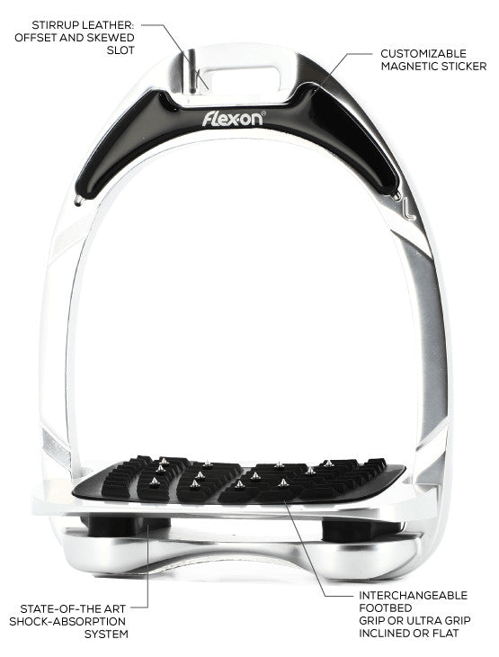 Flex-On Stirrups Aluminium Shock Absorbing