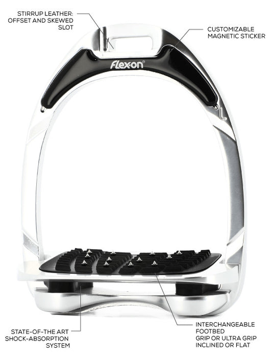 Flex-On Stirrups Aluminium Shock Absorbing