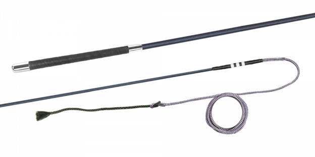 Fleck Lunge Whip Solid Fiberglass Woven Nylon Wrapped Grip