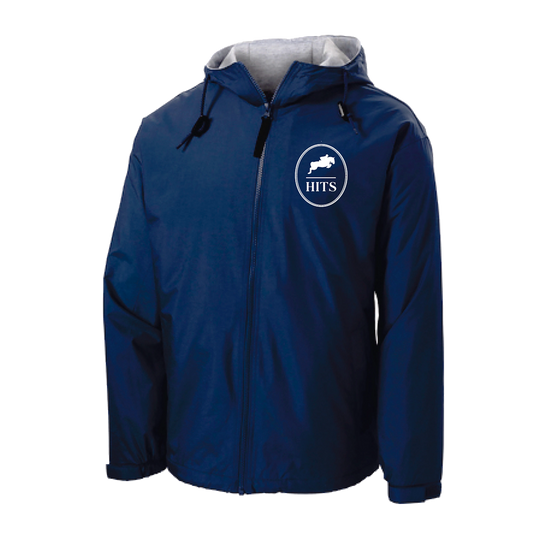 HITS Unisex Embroidered Hooded Rain Jacket