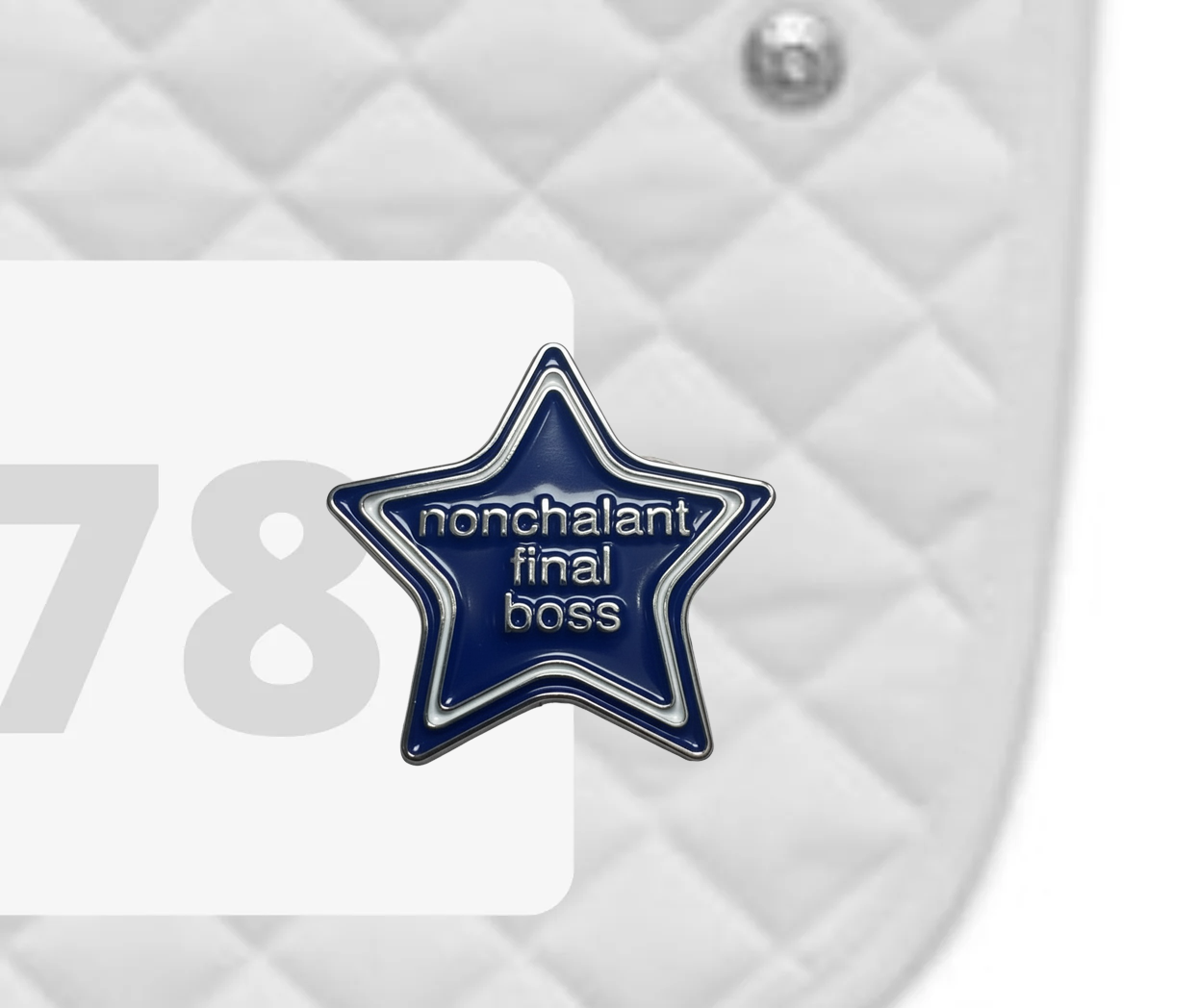 Dubois Cheval Nonchalant Final Boss Number Pin Charm