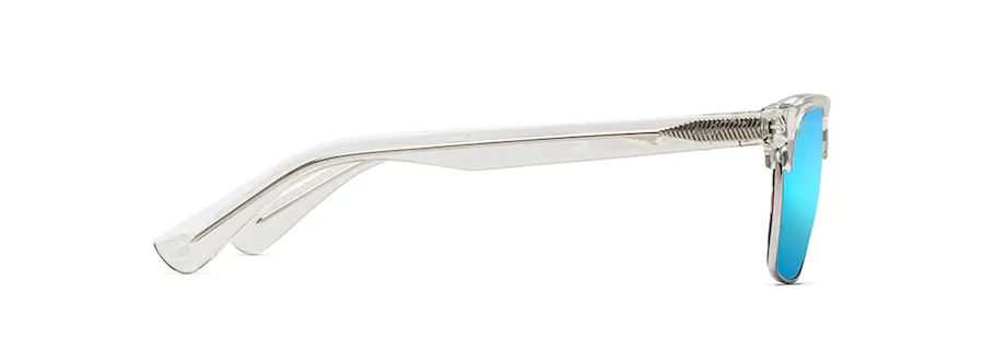 Maui Jim Kawika  Blue Hawaii Crystal (Clear) Frame Sunglasses
