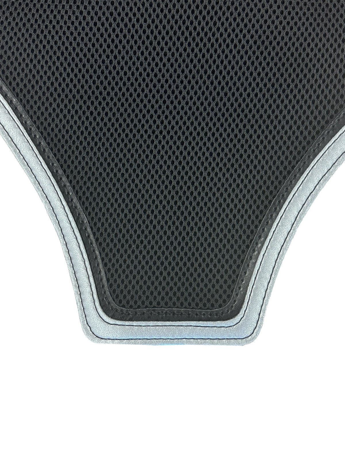 EquiFitl® Custom Ear Bonnet - Double Trim-Silver